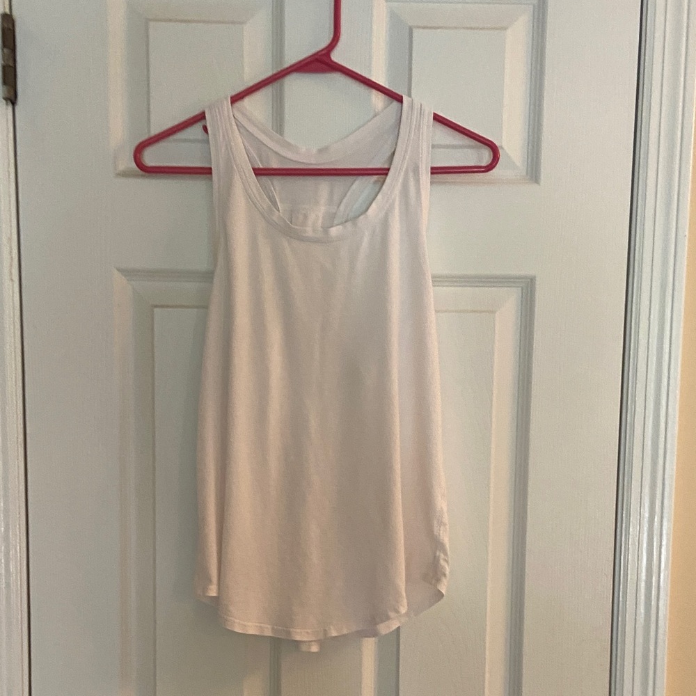 Lululemon Women's White Tank Top - Picture 1 of 8